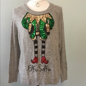 Elfie Selphie sweater! H&M med, Perfect condition